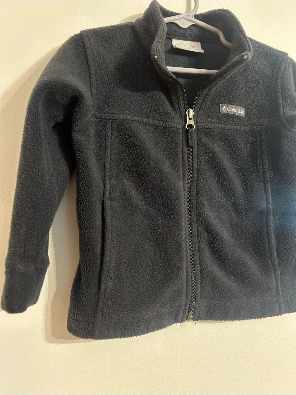 Columbia Black Kids Full-Zip Fleece Jacket